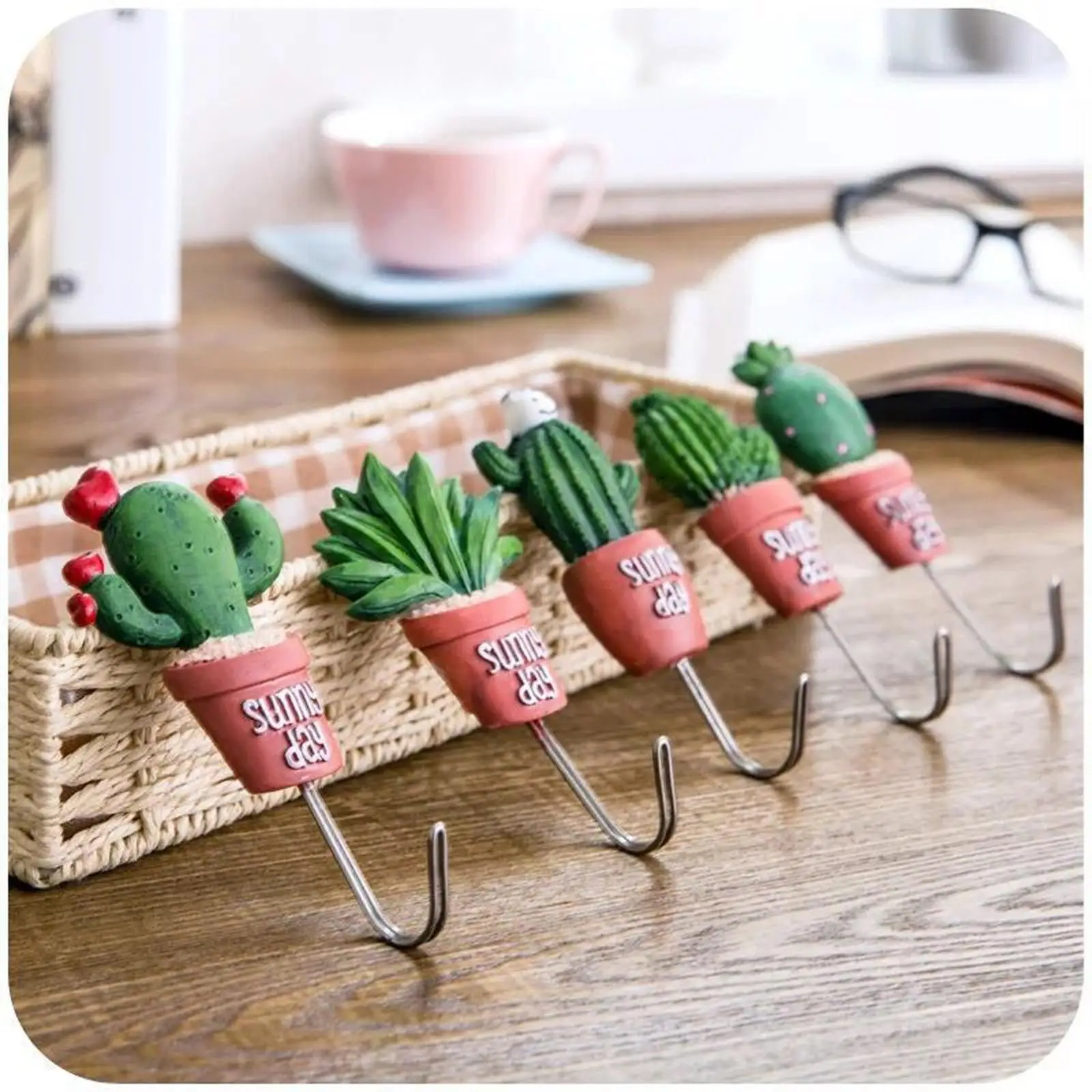 4x Stainless Steel Hooks for Hanging Sticky Door Hooks Attached Coat Hanger Heavy Duty Hanger for Keys Bath Towel