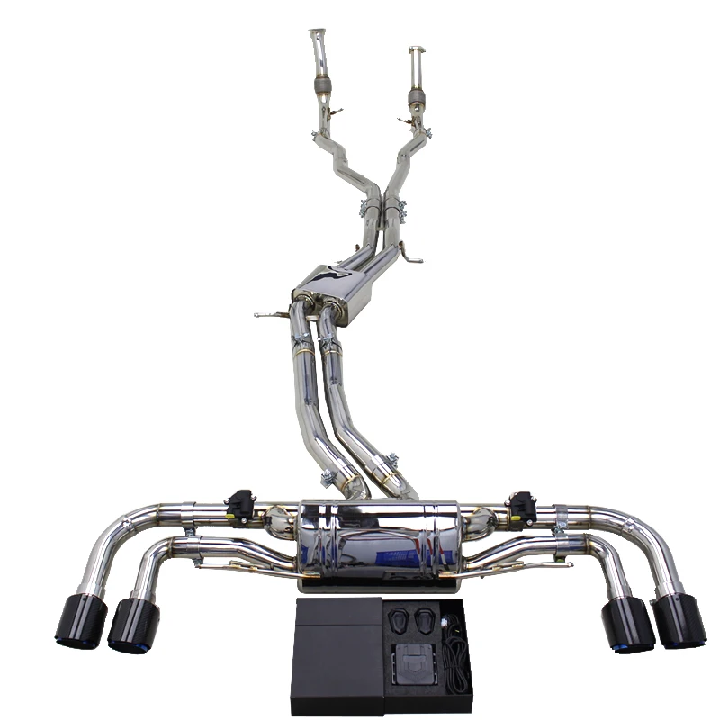

LXBY-Yooking SUS304 Midpipe Alxe Back Race Sport Exhaust Pipe System for Porsche Cayenne Turbo V8 4.0T (2018-2023)