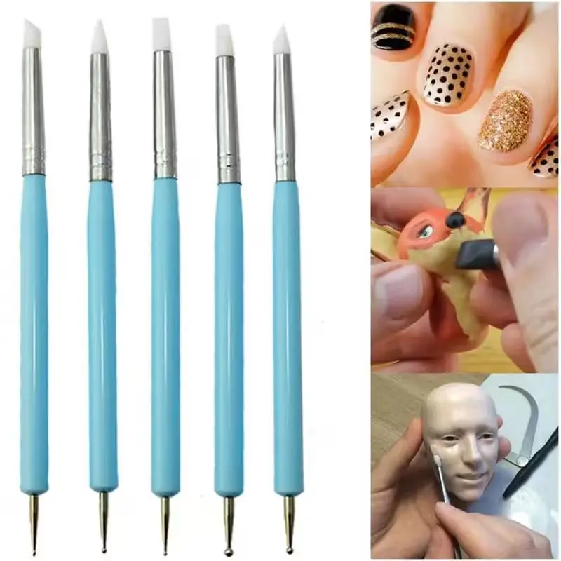23Pcs Multi-Purpose Clay Carving Tools, Pottery Sculpting Kit for Polymer Clay, Soft Clay & Nail Art, DIY Supplies