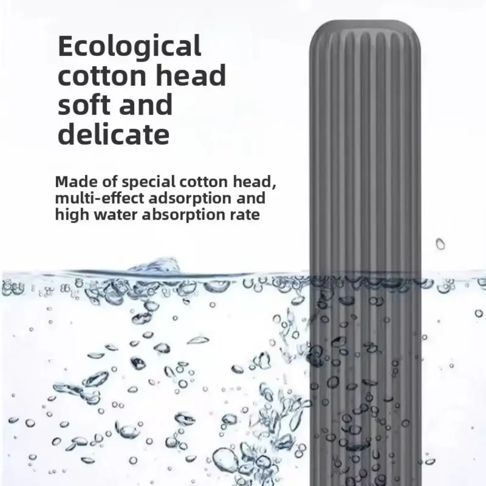 Foldable Mini Mop Water-absorbing Dry and Wet Dual-use Kitchen Small Mops Rotatable Lightweight Lazy Handheld Mop