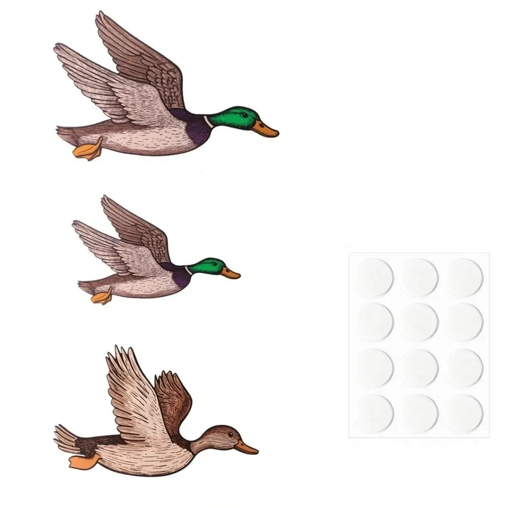 Home Decoration Country Style Greenhead Duck Wall Art Exquisite Sweet Swan Wall Decoration Wooden Wall Decoration Plate Office