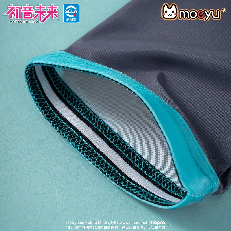 Original Moeyu Hatsune Miku แขนแขน 1 คู่กีฬากลางแจ้ง UV Sun Shield ป้องกันแสงแดดอะนิเมะ Vocaloid อุปกรณ์ต่อพ่วง