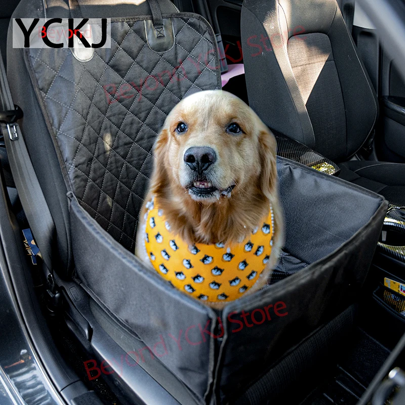 

Car Pet Seat Cushion Detachable & Washable, All Seasons Travel Dog Pet Seat Portable Puppy Dog Car Seat General for All Cars