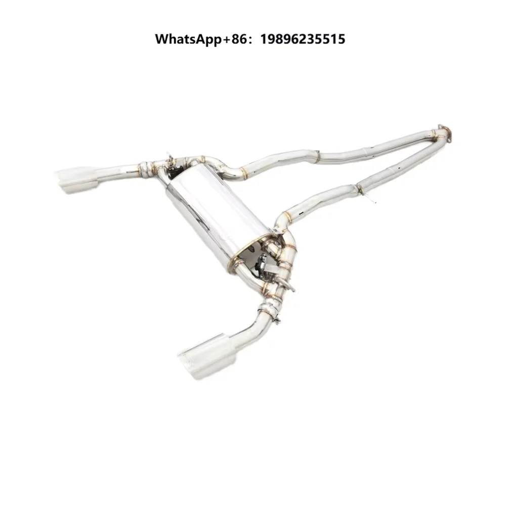 Stainless Steel Exhaust Manifold for GS430 4.3L SC430 LS430 Catalytic Converter 1.5mm Thickness Mirror Polished