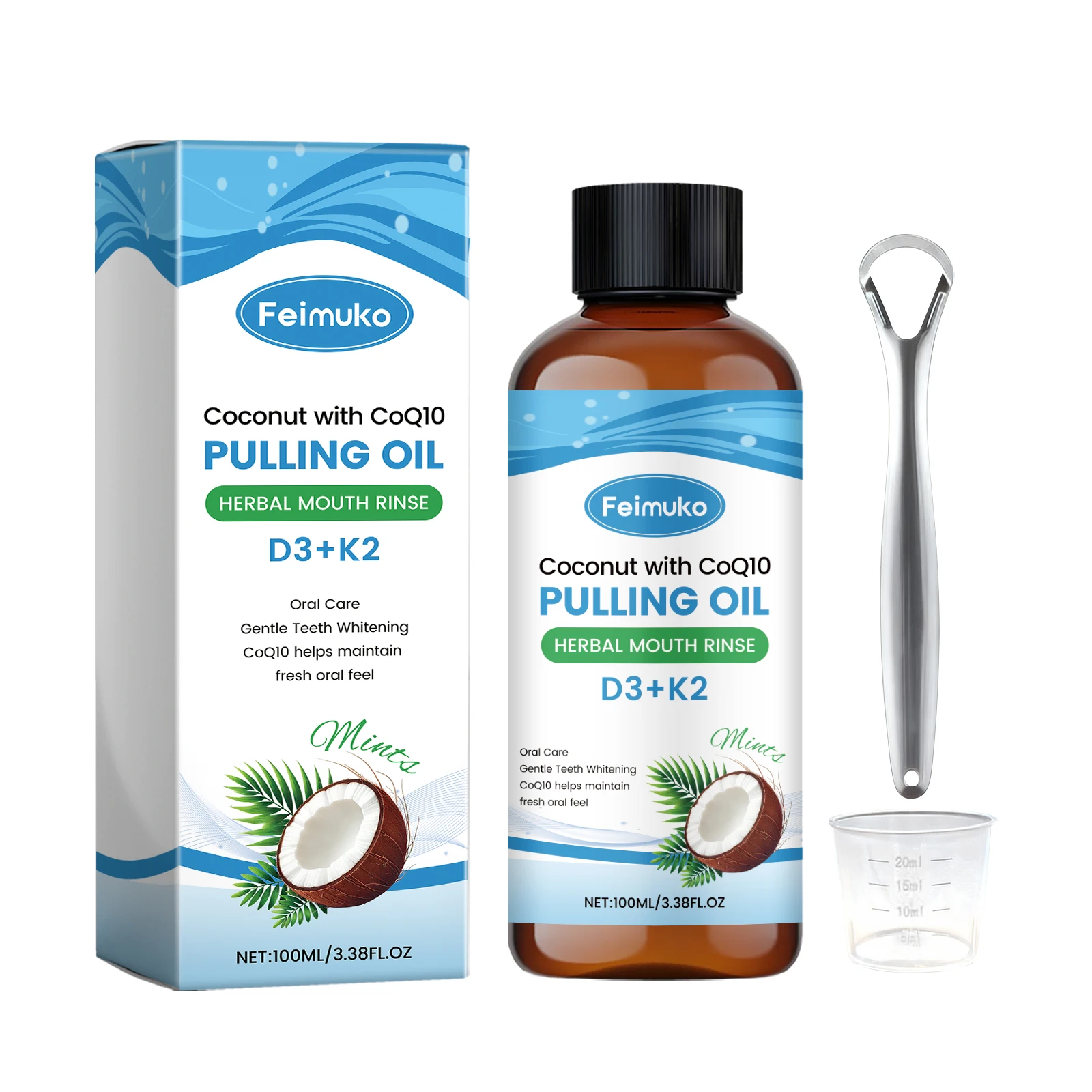 Fresh Breath Mouthwash Everyday Oral Care for Teeth, Fresh Fragrance Care Set