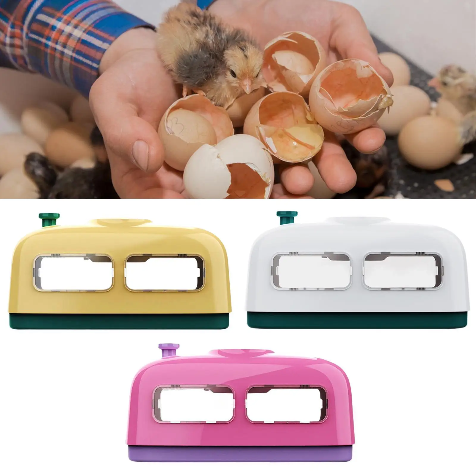 Egg Incubator Manual Egg Turning Sturdy Lightweight 8 Hatching Incubator Egg Hatcher for Chick Chicken Pigeon Goose