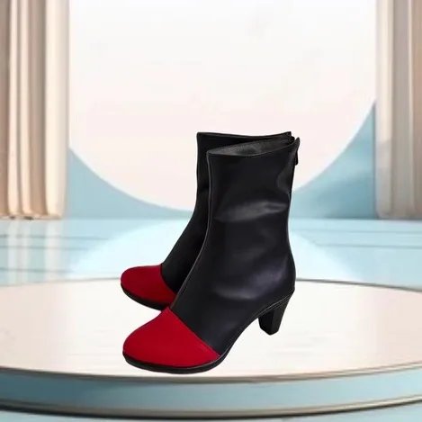 Alastor Radio Demon Cosplay Shoes Boots Hazbbin Anime Hotel Accessories Halloween Carnival Men Women Boots