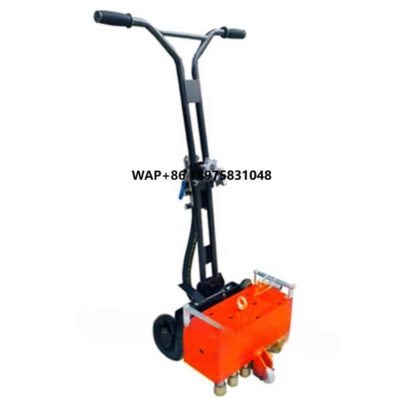Portable hand-held concrete ground sharpener concrete pavement milling machine
