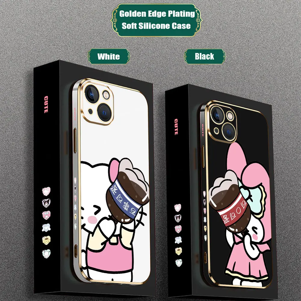 Cola Hello Kitty My Melody Case For Redmi A1 A2 A3 7 7A 8 8A 9 9A 9C 9T 10 10C 12 12C 13 13C K20 K30 K40 K60 GAMING PRO 5G