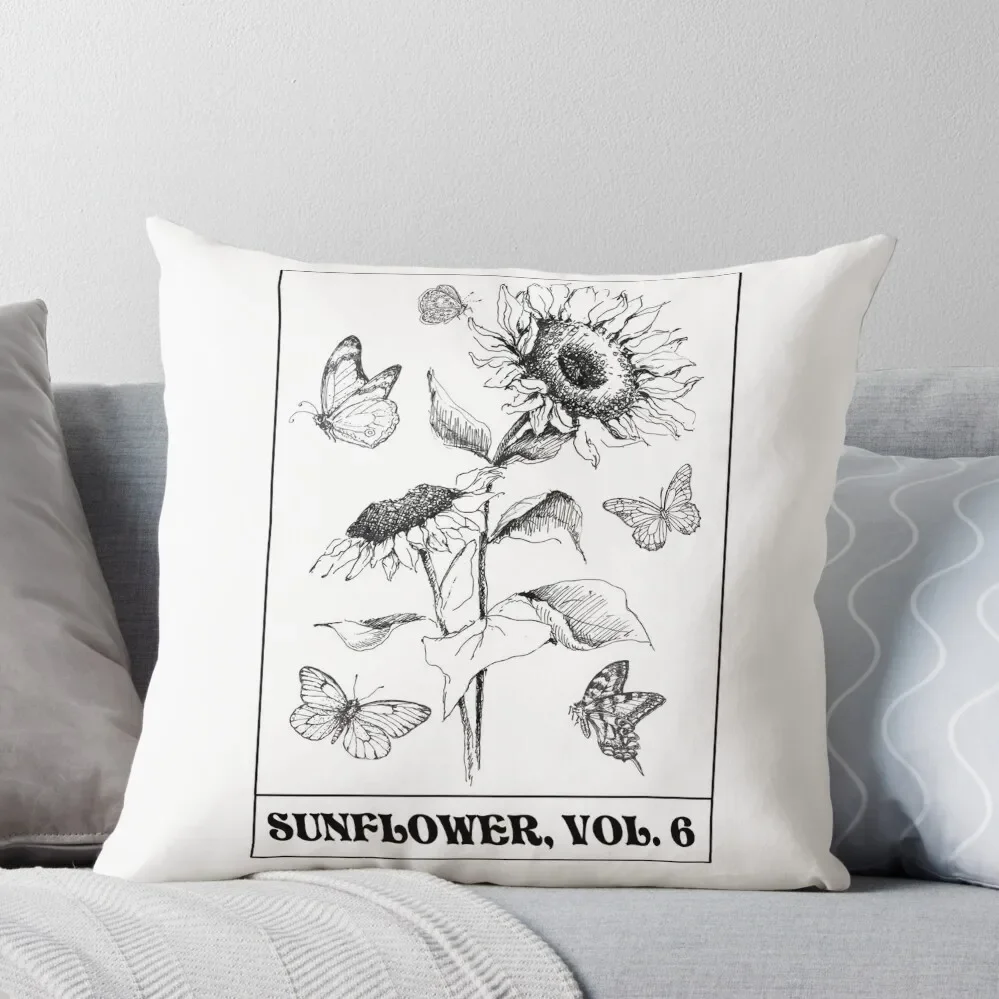 

sunflower vol 6 Throw Pillow Cushion Cover Luxury Anime