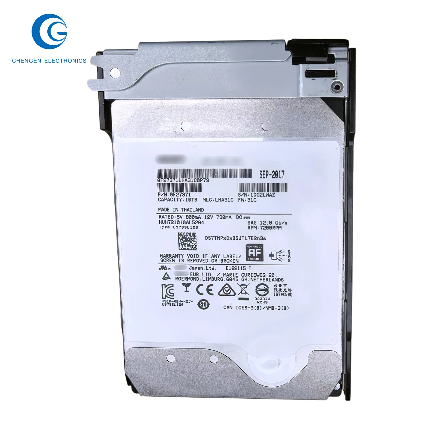 

2pcsFactory Wholesale Vsp G600 G800 G350 G370 RH-H10Rss 10T Sas10Tb Sas 7.K Sas Nl 1Gb/S 3.5In Hdd Db60 Lff