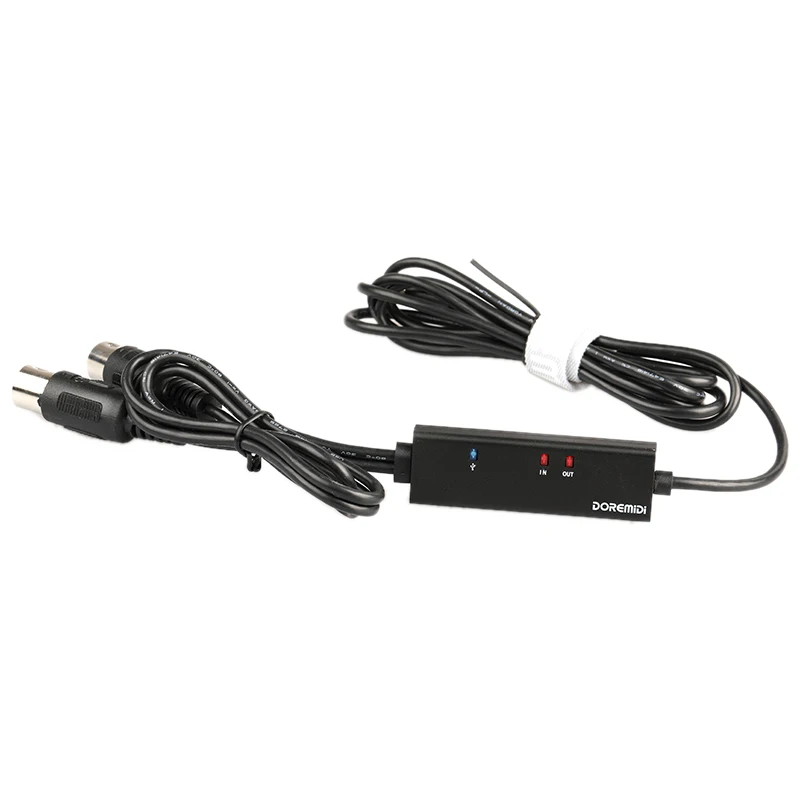 AA19 DOREMiDi MTU-11 MIDI to USB C Type C Cable USB MIDI Converter with Indicator Light for MacBook Android