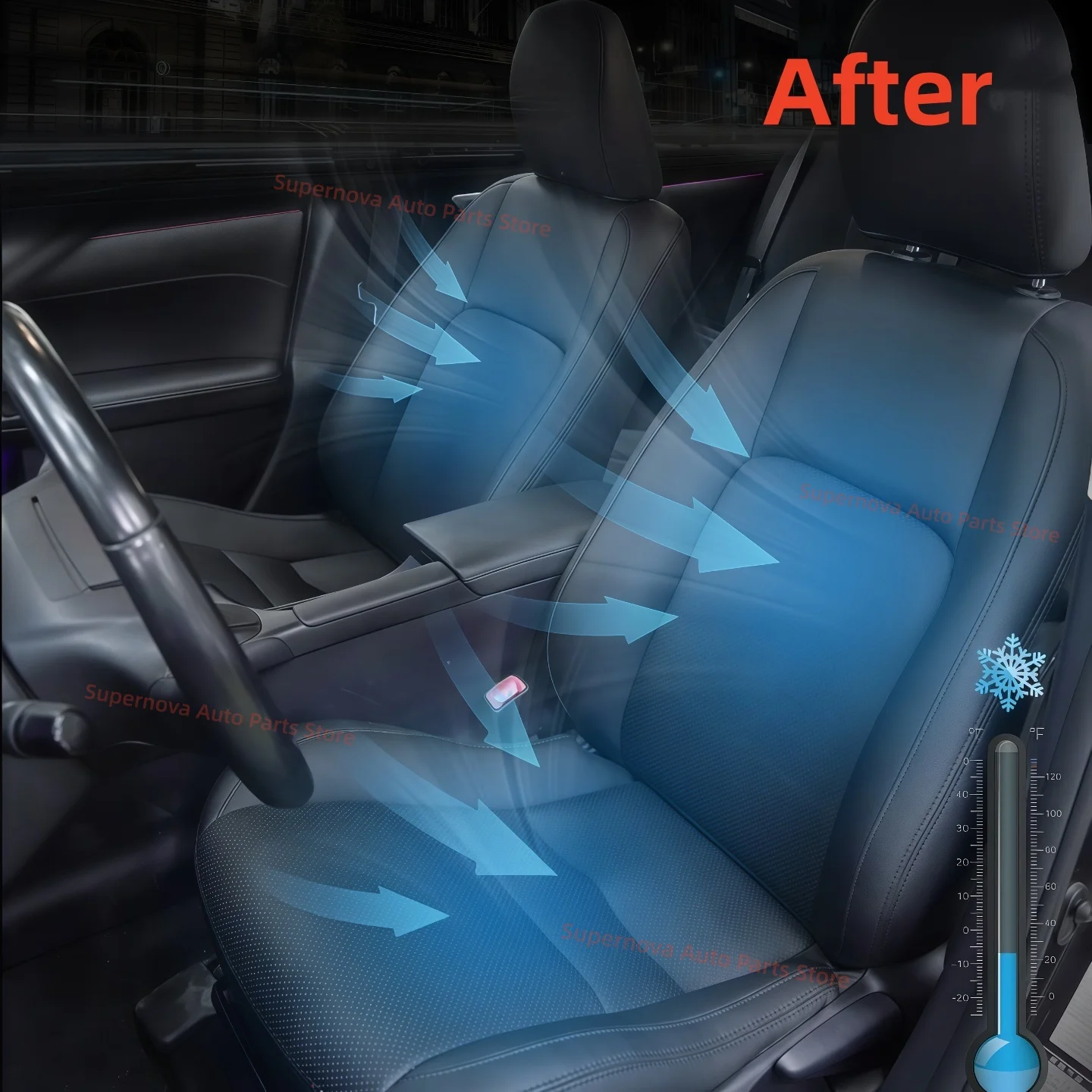 For Toyota Sienna 2019+ Seat heating seat cooling Seat ventilation car seat Modding accessories Key control interior supplies