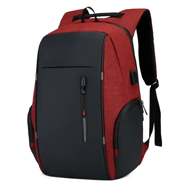 2024 Rucksack Männer USB-Aufladung wasserdicht 15,6 Zoll Laptop lässig Oxford männlich Business-Tasche Mochila Computer Notebook Rucksäcke