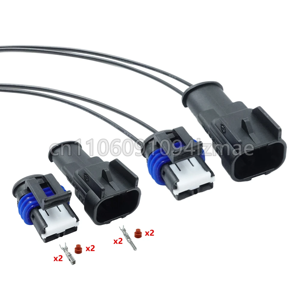 

2 Pin 2.8mm Car Electrical Cable Connectors Waterproof Female Male Wire Harness Plug 06010EV2F 47000EV2M