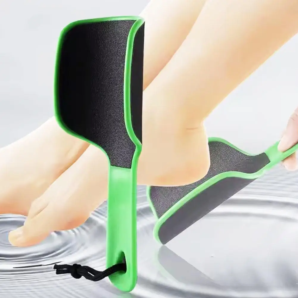 Lima de pies curvada, eliminador de callos de piel muerta para pies, lima de pedicura profesional de doble cara, lijadora de pies en forma de U, Scrubb Q7G4