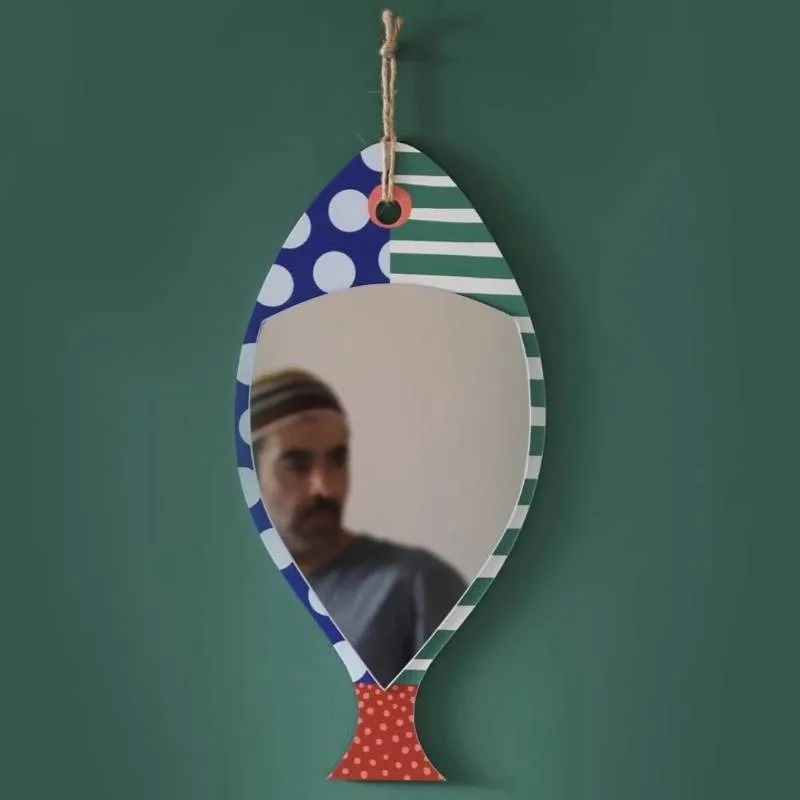 

Designer Frames Mirror Wall Universal Living Room Salon Aesthetic Art Mirror Decoration Cute Girls Muurkunst Room Accessories