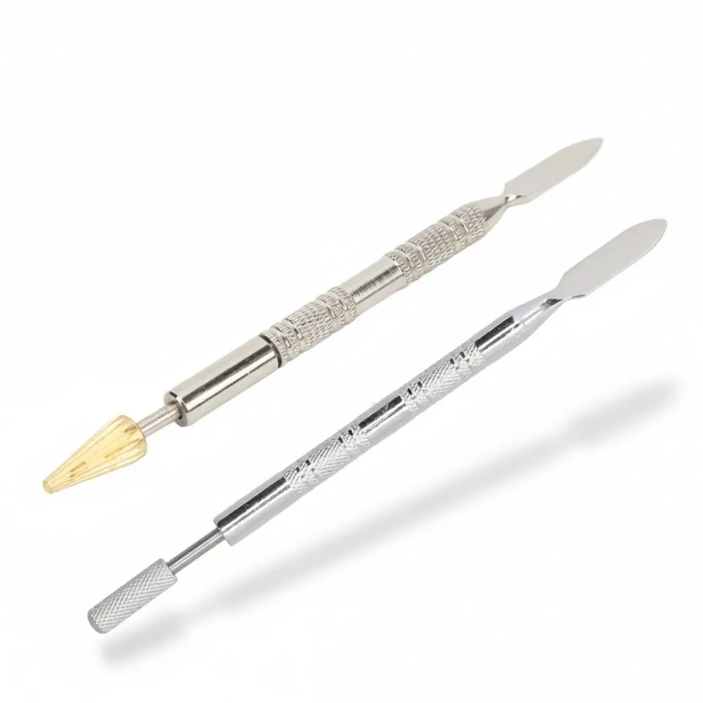 

2 pcs Double Head Leather Edge Dye Pen Oil Paint Printing Glossy Rolling Leather Craft Printing Pen For Leather Craft DIY