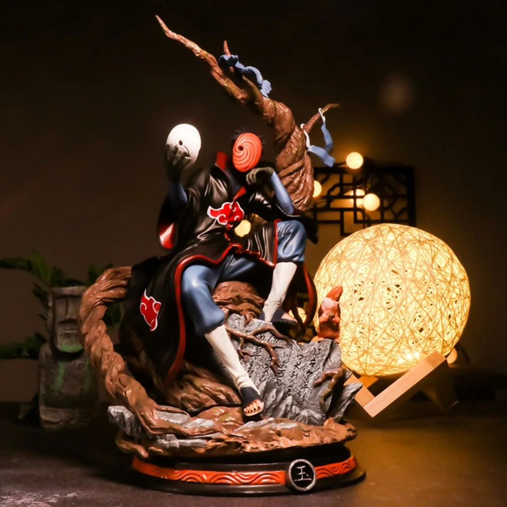

Naruto Uchiha Obito Tobi Akatsuki 33cm Action Figure GK Anime Statue PVC Collectible Model Desktop Decoration Kid Birthday Gift