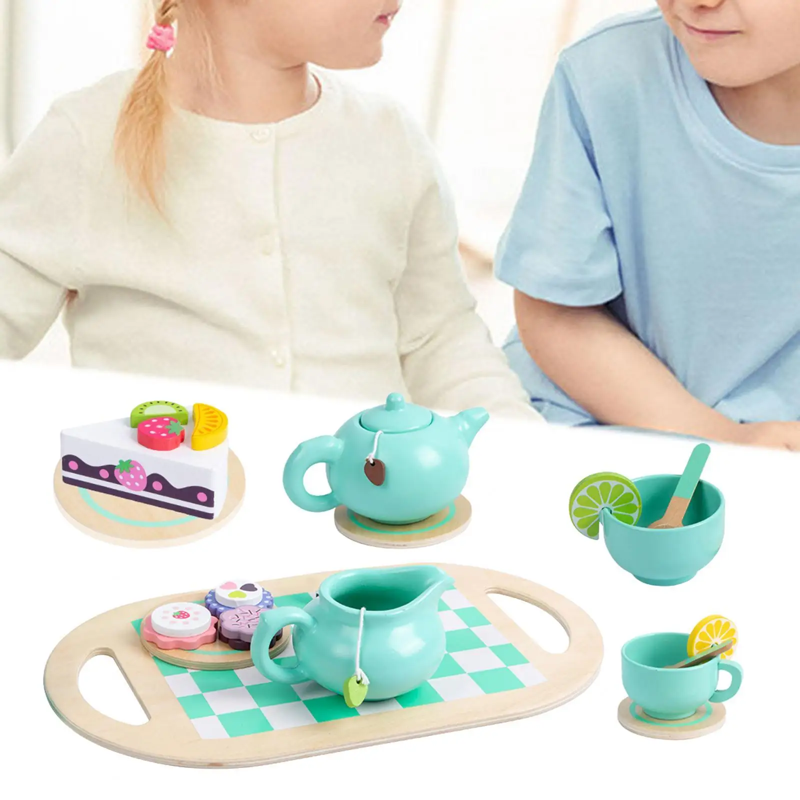 Ensemble de jeu de cuisine Tea Party pour enfants, jouet Montessori pour enfants