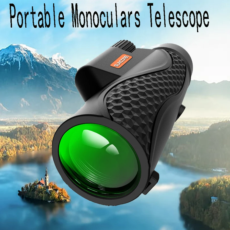 

Telescope Portable 10X42 Monoculars Long-distance FMC Multi-layer Coated Lenses High Definition Waterproof Non-slip Camping Bird