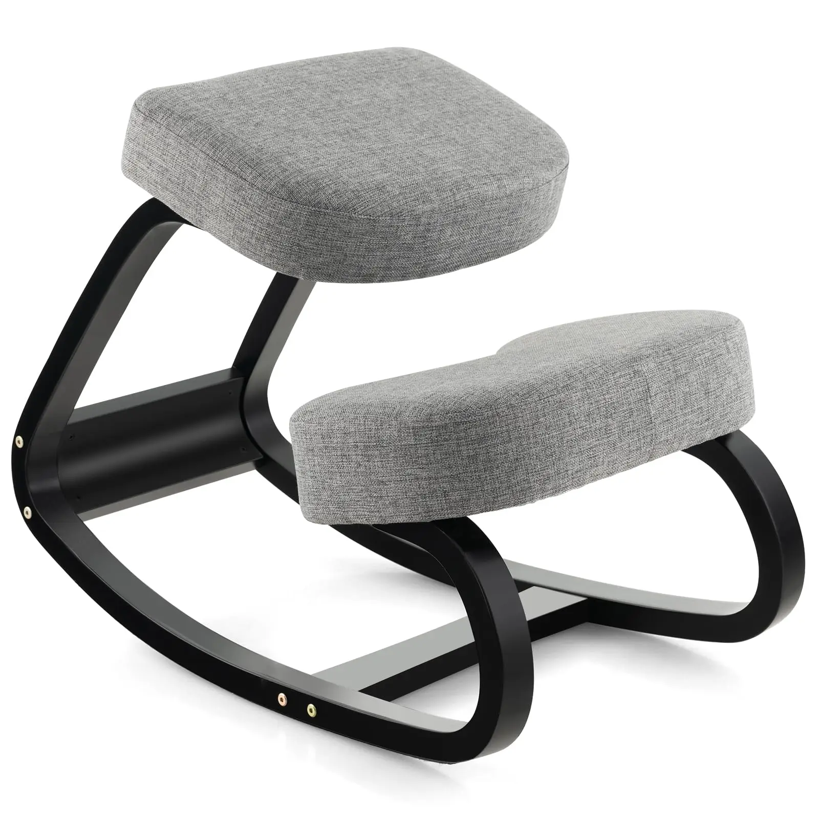 Ergonomic Kneeling Chair, Rocking Knee Chair for Upright Posture, Home Office Ergo Kneel Support Stool, Relieving Back