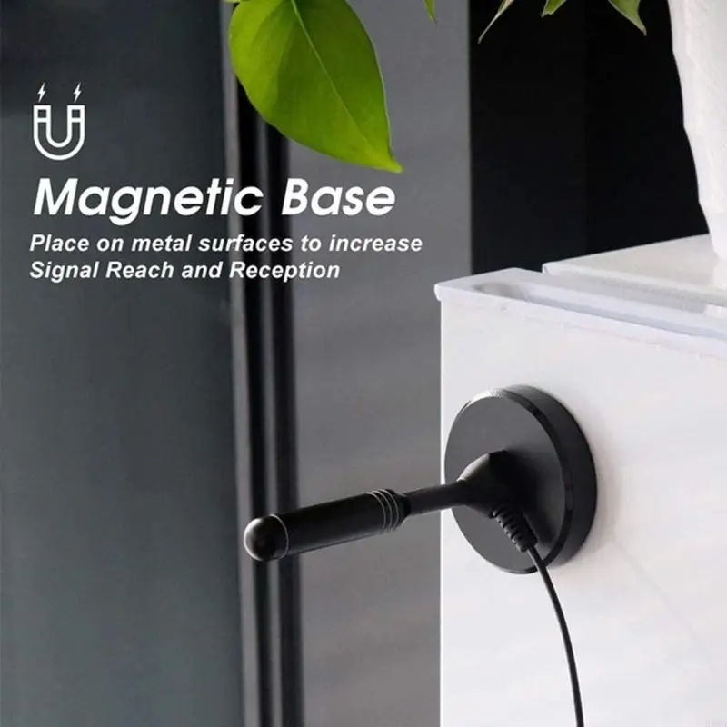 F3MA 매끄럽고 컴팩트한 안테나 고급 4K 1080P 안테나 향상된 디지털 수신 공간 절약 디자인 향상된 신호