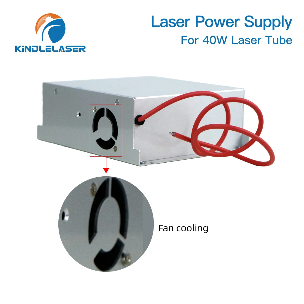 Kindlelaser 40W CO2-Laser-Netzteil MYJG-40NG 110V 220V für CO2-Lasergravur-Schneidemaschine 35-50W MYJG