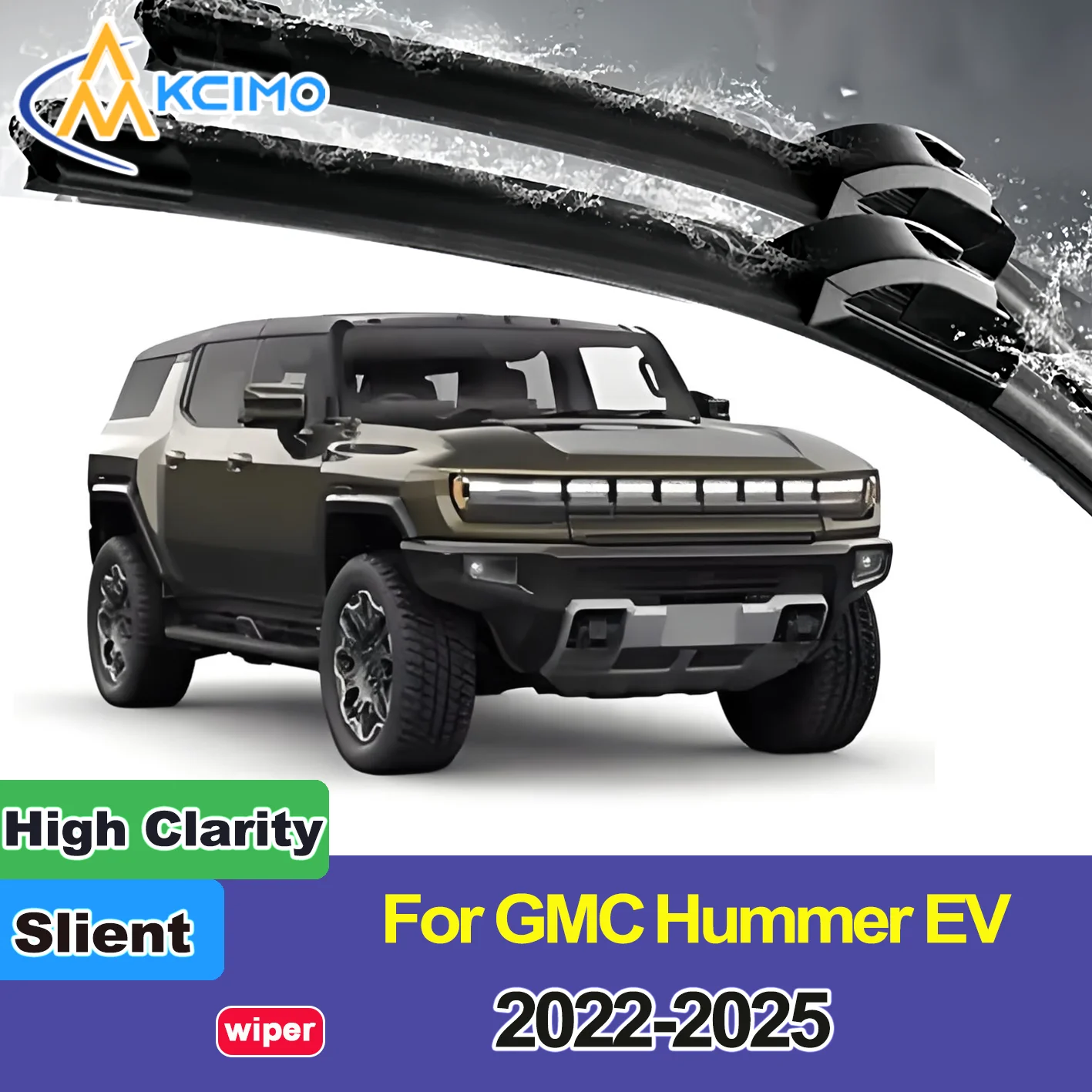 

2PCS New Front Windshield Wiper Blade for GMC Hummer EV 2022-2025 Front Windshield Auto Wipers Blade Accessories 2025 2024 2023