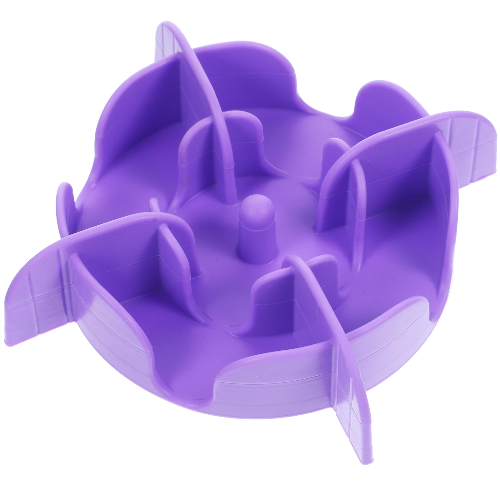 

Slow Feeder Dog Bowl Large Breed Cat Insert Violet Non Slip Suction Cup Silicone Pet Supplies Wear Resistant Feeding