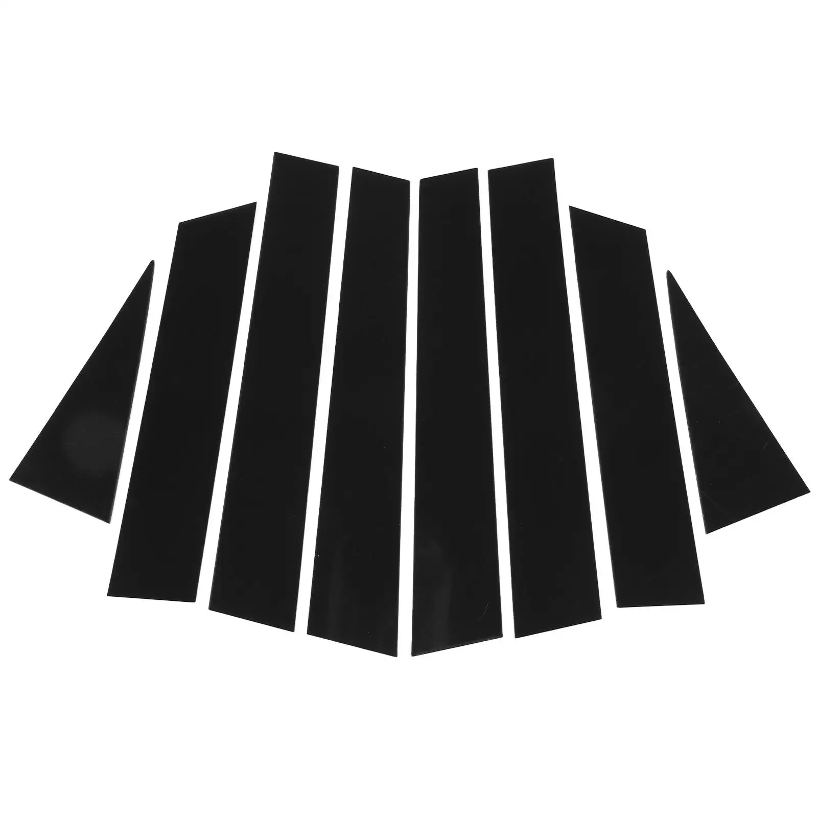 

B Pillar Door Trim Molding Glossy Black Window Post Protector Cover for x -Trail T32 2014 to 2018 B Door Pillar Post Trim