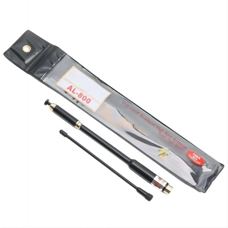 31BA AL800 retractabletelescopic Sma-Females VHF UHF 144/430MHz Bands đôi ăng-ten cho Twoway Radio Walkietalkie