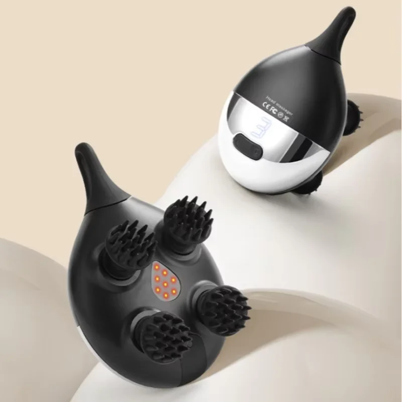 Dragon Claw Mini Electric Massager IPX7 Waterproof Kneading & Vibration, Dual-Use for Humans & Pets