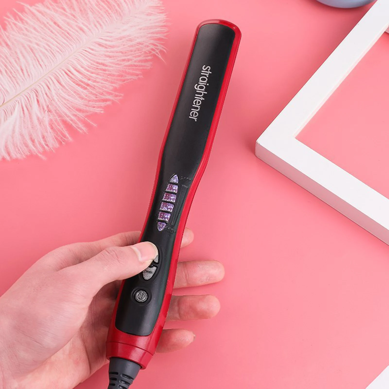 Straight Curl Hair Dual-purpose Comb Non-slip Ergonomic Handle Design Comb for Women Smooth and Silky Hair