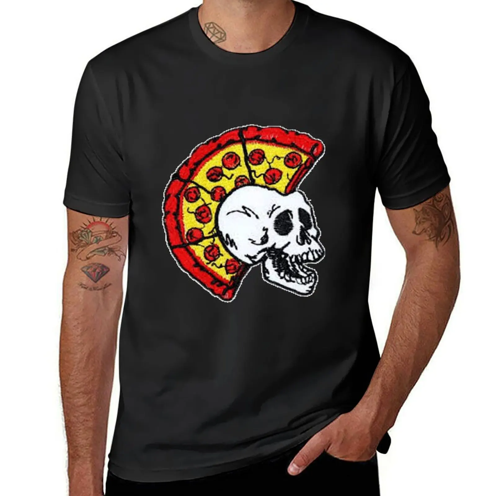 

Pizza Punk T-Shirt sweat funnys shirts graphic tees vintage t shirts for men pack