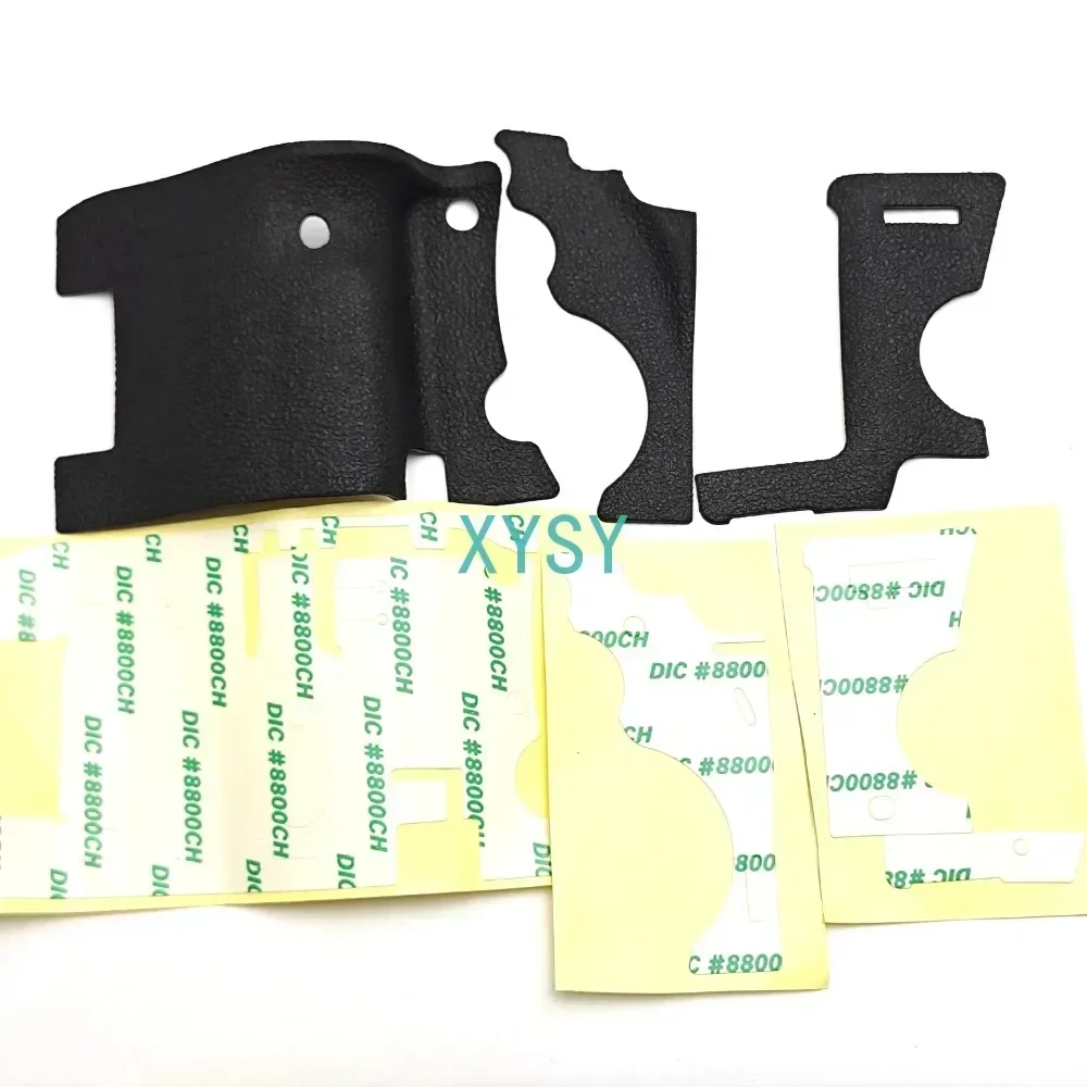Brand New 3PCS Body Rubber for Canon 5D3 5DIII 5D Mark III Leather Hand + Left Skin Thumb with Tape Camera Replacement Part