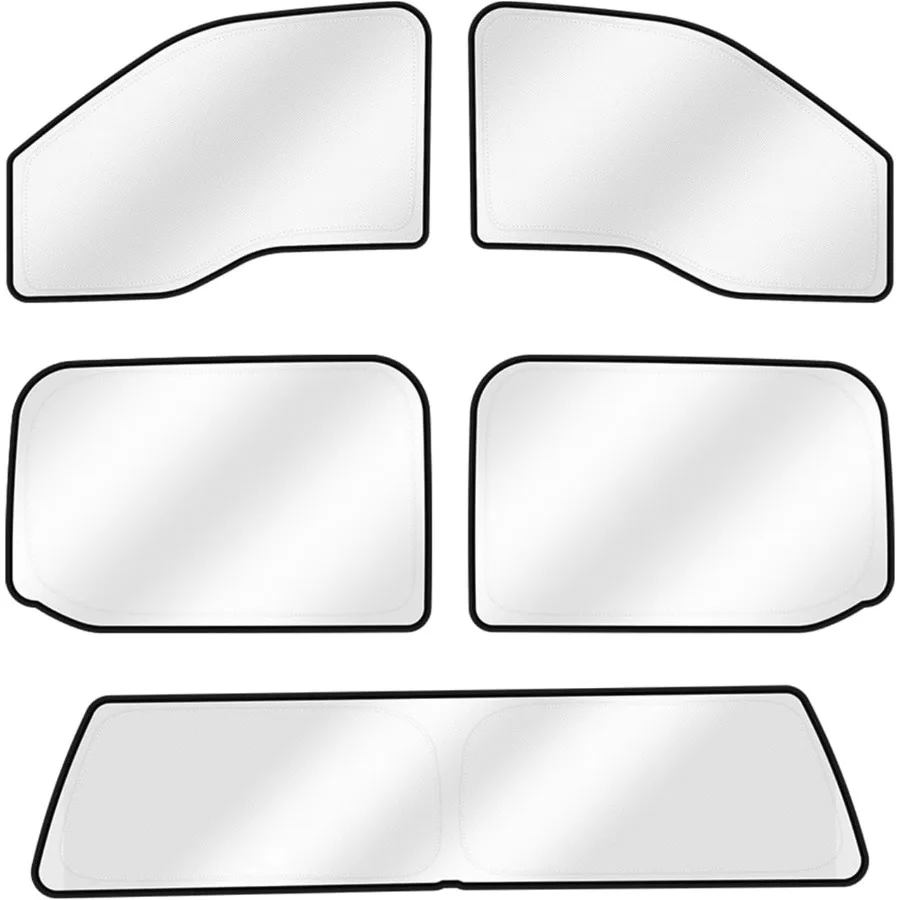 

Sunshades for 20152020 F150 SuperCrew 4 Door Accessories Sun Shade Side Rear Window Shade Cover Sun Visor Shield Privacy Prote