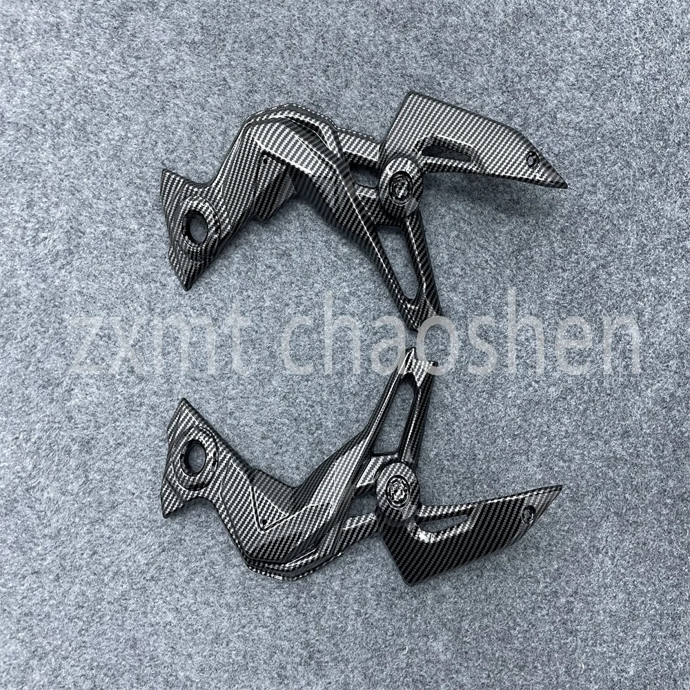

A pair of carbon fiber coated fairing motorcycle frame covers are suitable for Z900 2020 2021 2022 2023 2024 20 21 22 23 24