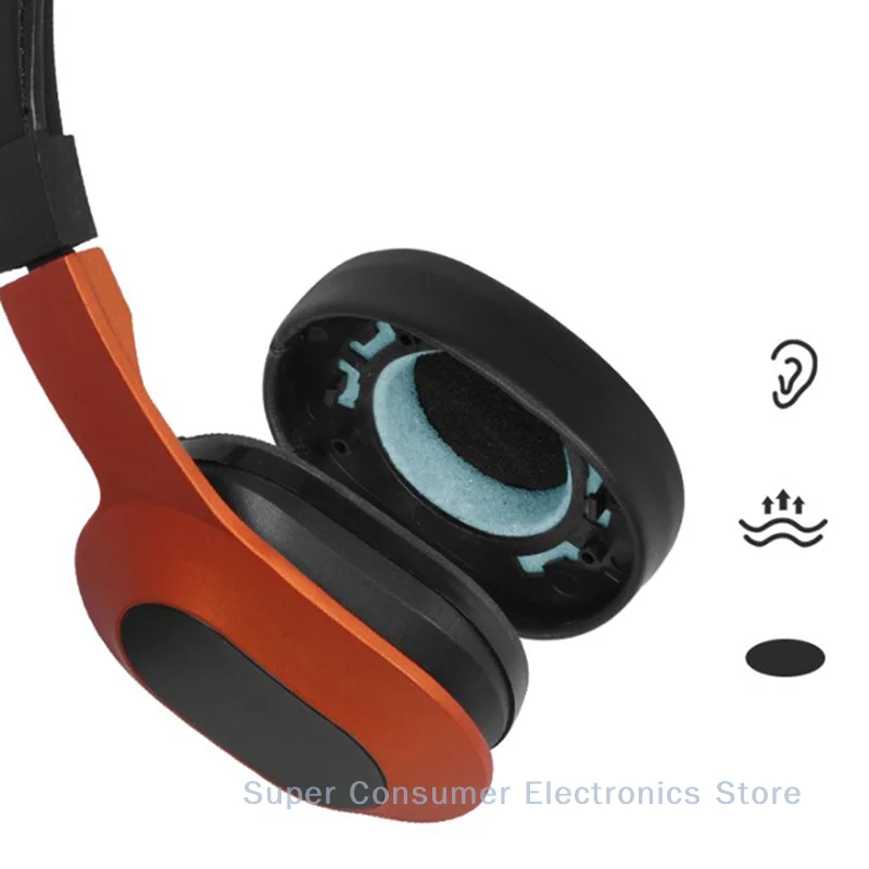 بطانة للأذن المرنة يغطي ل KEF M400 M500 سماعة الأذن وسائد الأذن وسادات الأذن المريحة إلغاء الضوضاء وسادة #5