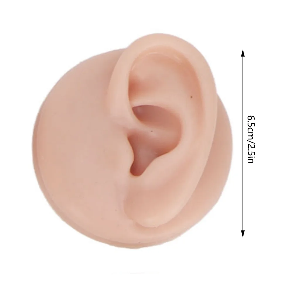 Simulation Design Body Piercing Practice Model Human Face Features Flexible Silicone Silicone Body Model Multiple Body Parts