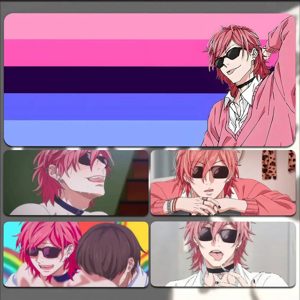 

1 шт., нескользящий коврик для мыши в стиле аниме Ayato Yuri, подходит для офисных компьютеров, ноутбуков, килимков для киберспорта, игровых настольных ковриков XXL, клавиатура