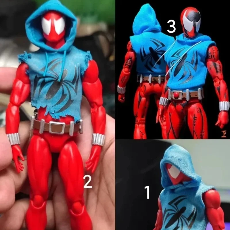 Nowe zabawki Ct Anime Spiderman Figurka akcji Mafex 1818 Scarlet Spider Niesamowity Spider-Man Wersja komiksowa Model Zabawki prezentowe