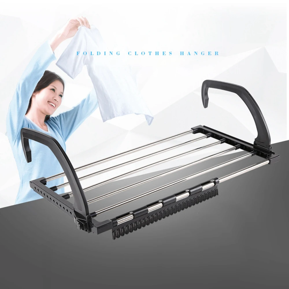 

(WSFS) Складная сушилка для обуви на балкон, сушилка для подгузников на окно, сушилка для белья, вешалка для хранения полотенец в помещении, 40 см