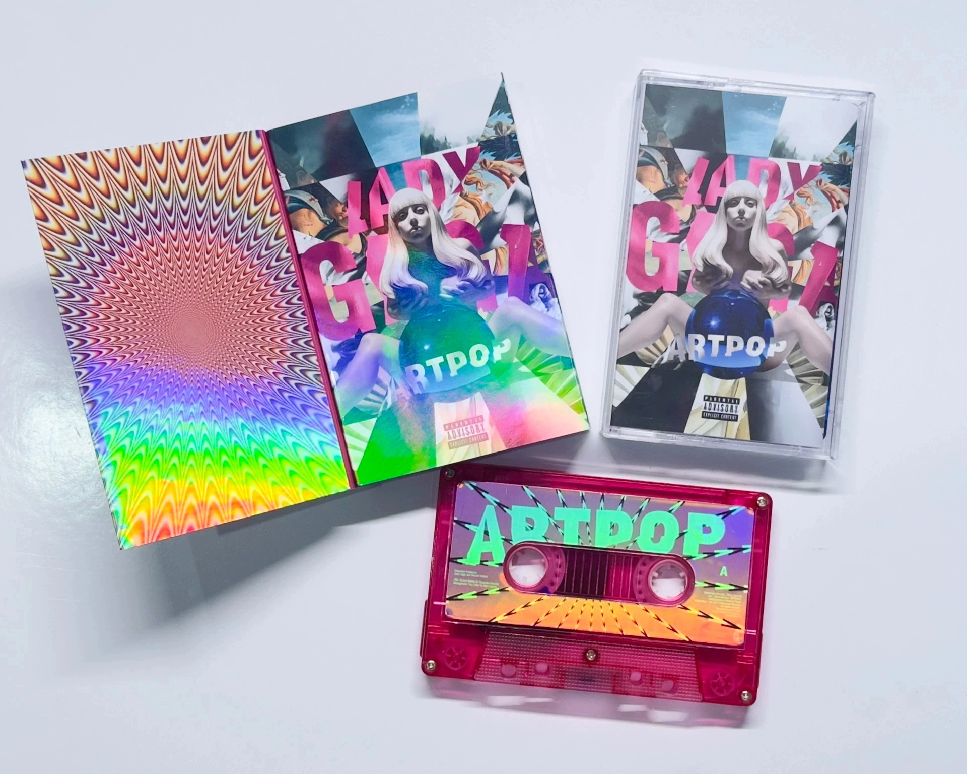 

Музыкальная лента Pop Loopy Lady Gaga, ARTPOP, альбом, кассеты с аппликацией, записывающее устройство для косплея, Walkman, автомобильный звуковой путь, коробка, вечерние музыкальные подарки