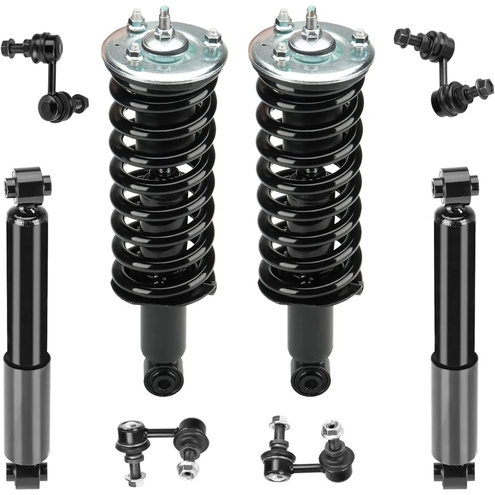 

Front Strut Assembly & Sway Bar Links for 2005-2012 Nissan Pathfinder, Rear Shock Absorbers Replace 171103 4345056 8PCS