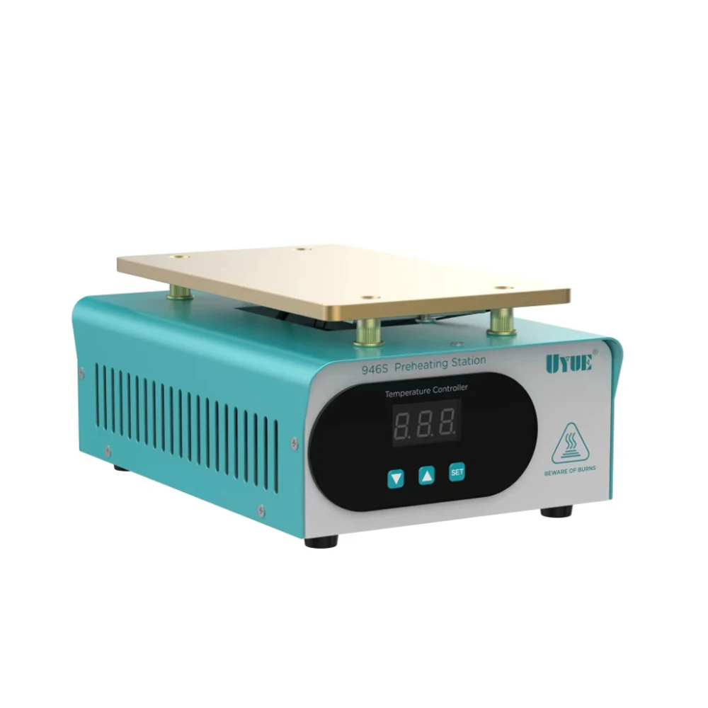 UYUE 946s preheating station 220/110V 400W 140X200mm LCD Digital screen Platform heating plate for phone repair screen separator