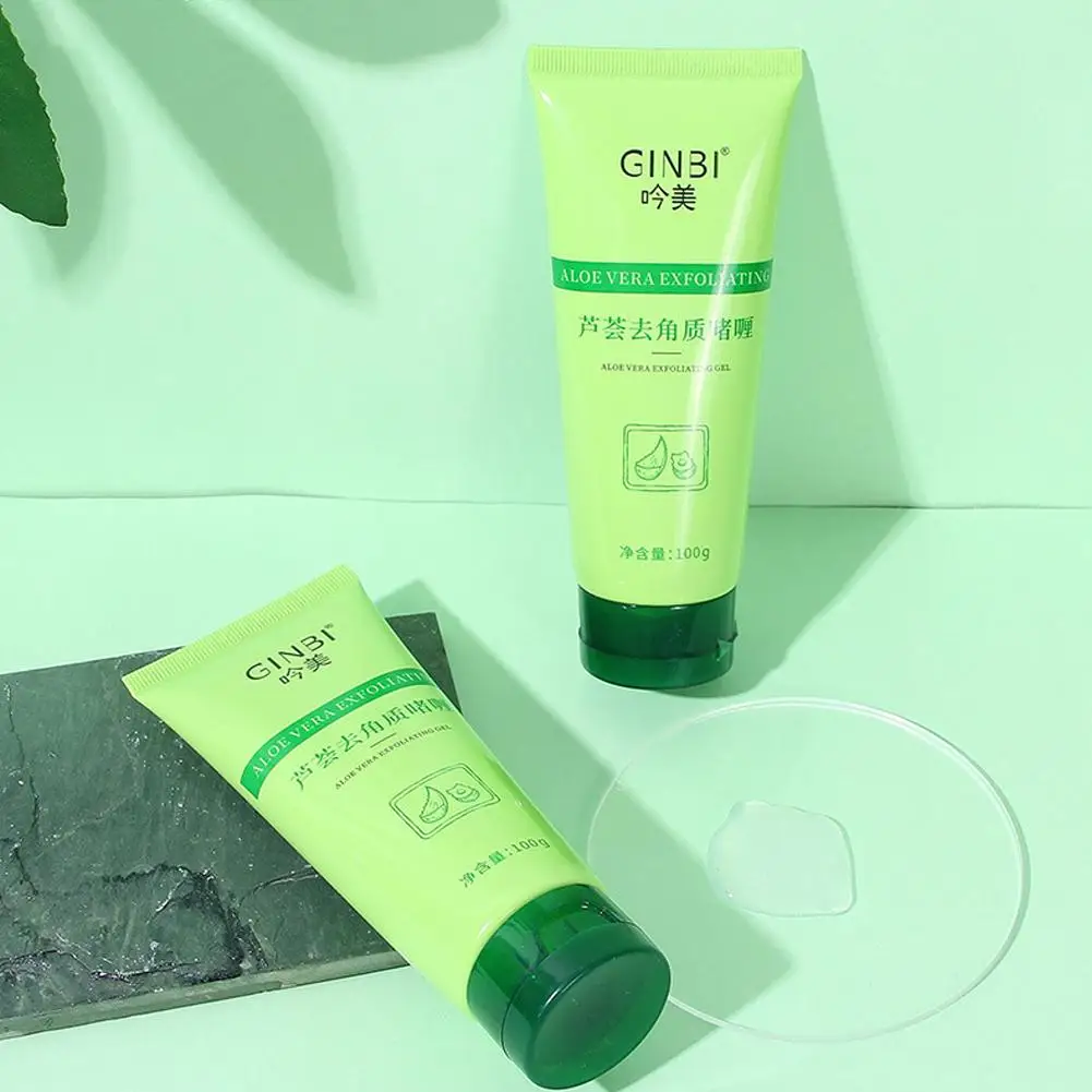 100g żel złuszczający Aloe Vera peeling do twarzy olejek peelingujący olejek do ciała pielęgnacja oleju refreshi produkt wybielający żel nawilżający E4G8