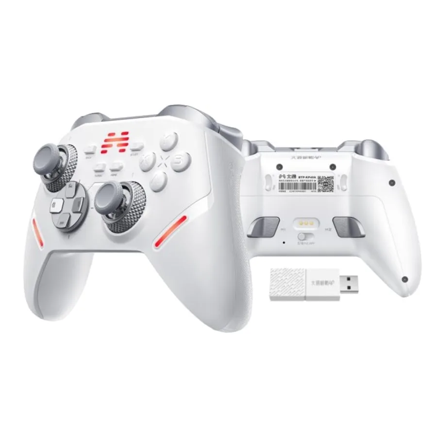 

BEITONG KP40 Wireless Controller Ajustable TMR Joystick Dual TMR Triggers Optical Buttons for PC Switch/Switch 2 Android Steam
