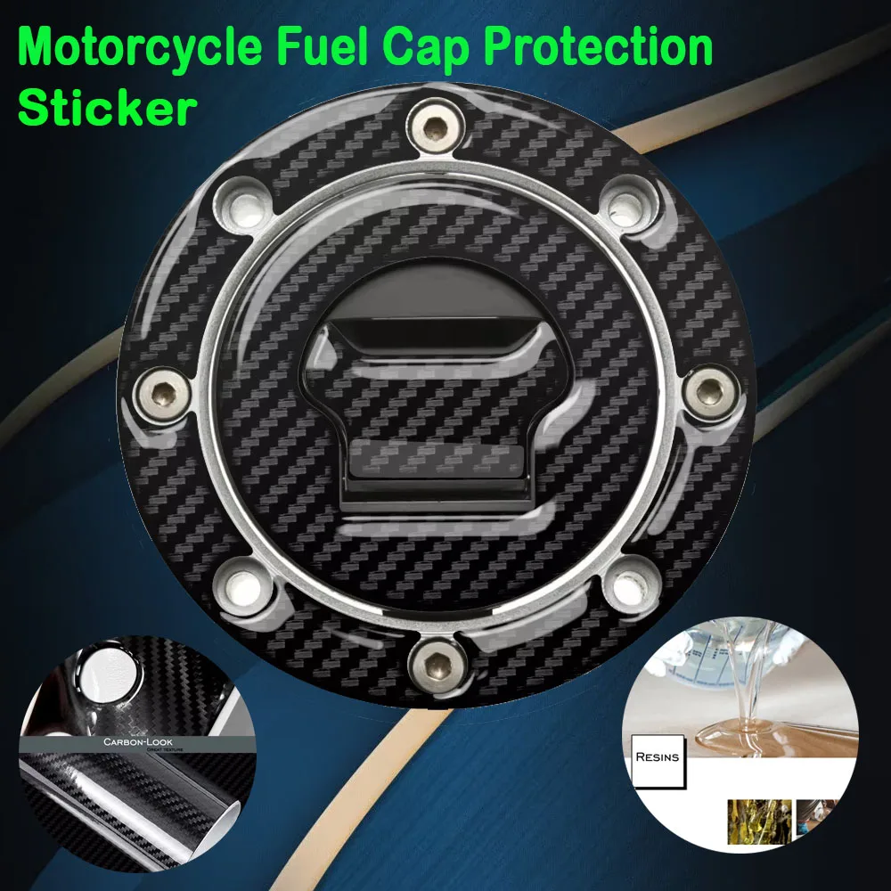 

Motorcycle Fuel Cap Protection Sticker for Suzuki Models 1992-2003 GSXR 600/750/1000 GSX600F/ GSX750F (8 Holes)
