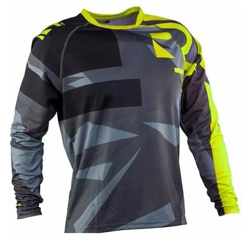 

Summer MTB Road motocross shirt men breathable mountain bike mtb long sleeve racing sportswear